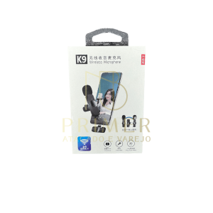 MICROFONE DE LAPELA SEM FIO K9